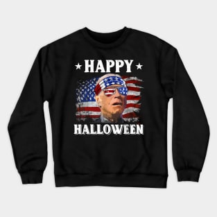 4th Of July Shirts Funny Joe Biden Happy Halloween Confused 4th of July 2023 Crewneck Sweatshirt